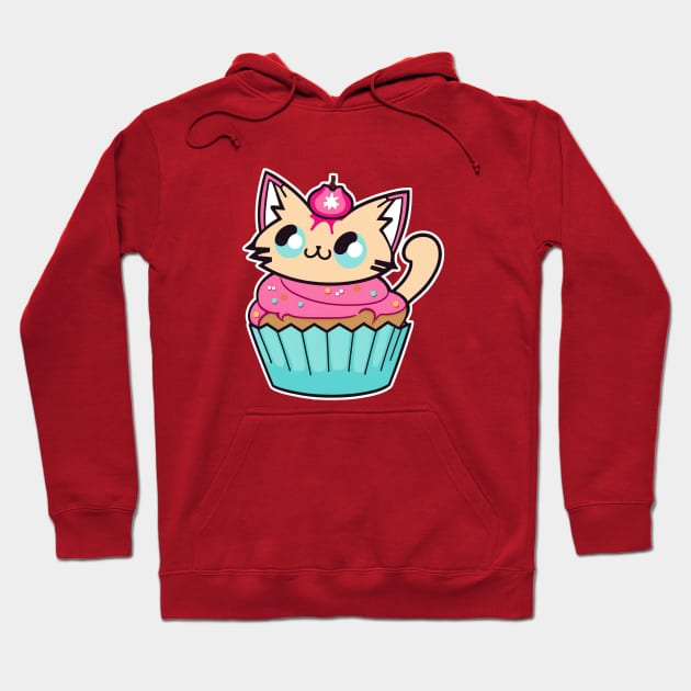 Cupcake Cat Hoodie by Tazlo